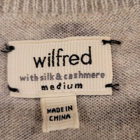ARITZIA, WILFRED sweater, size M, light shades of gray-tan - Picture 9 of 9